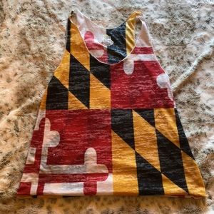 Maryland Flag Tank Top